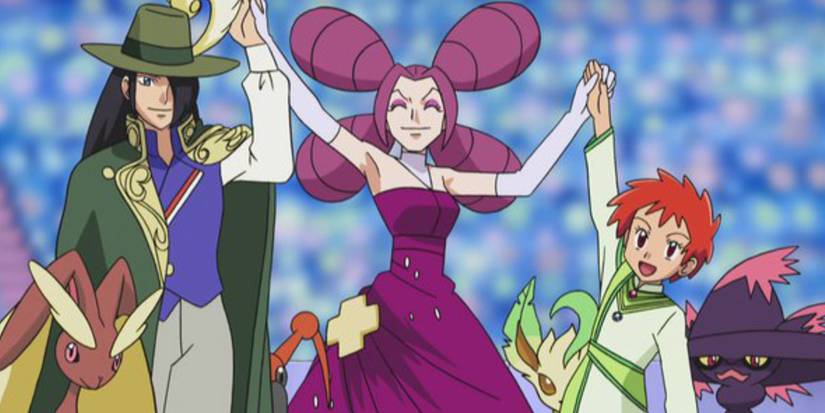 Fantina applauding and cheering on as Nando and Zoey stand on either side of the former top coordinator