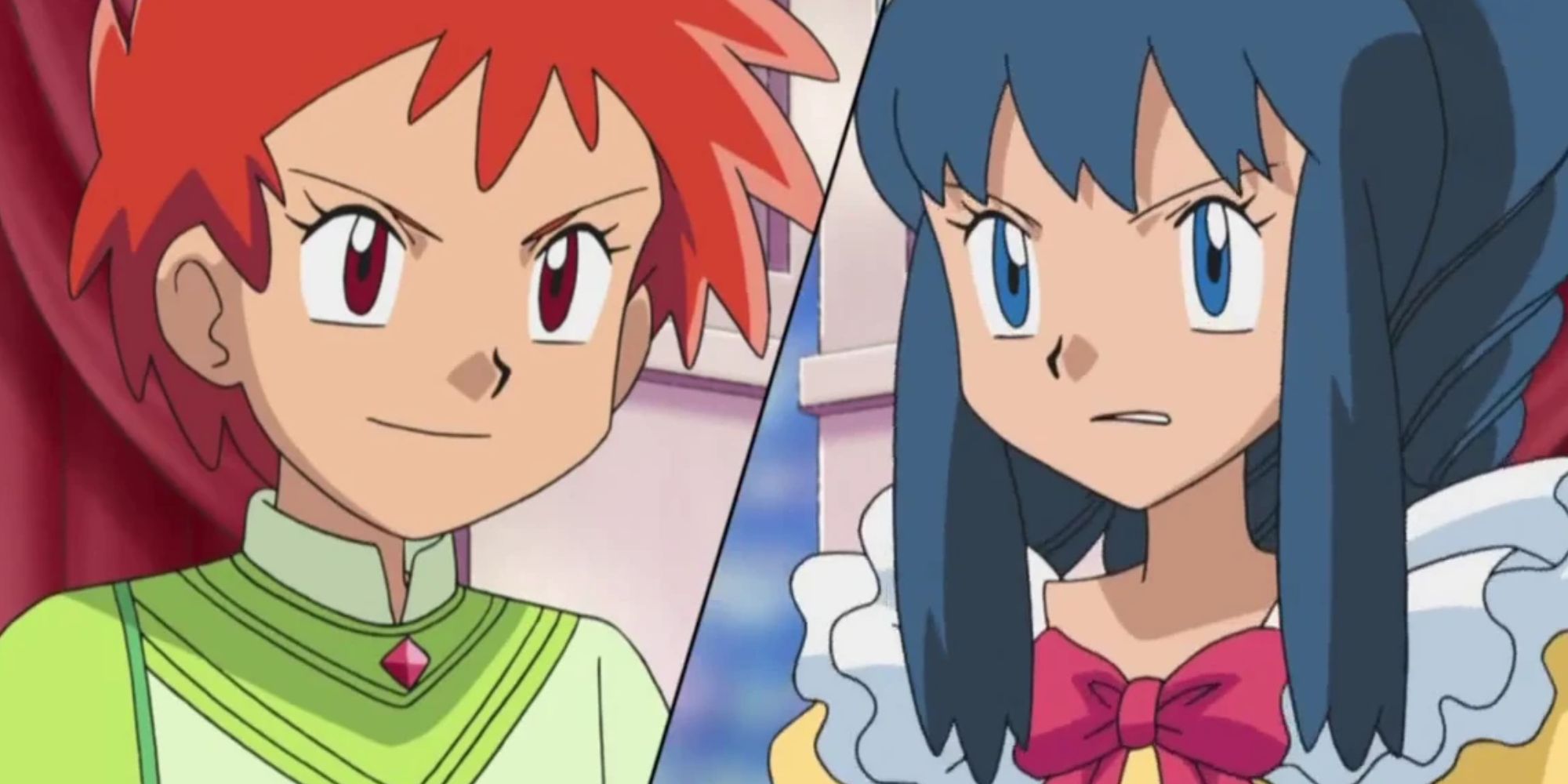 Zoey and Dawn in their final face off against each other at the Sinnoh Grand Festival