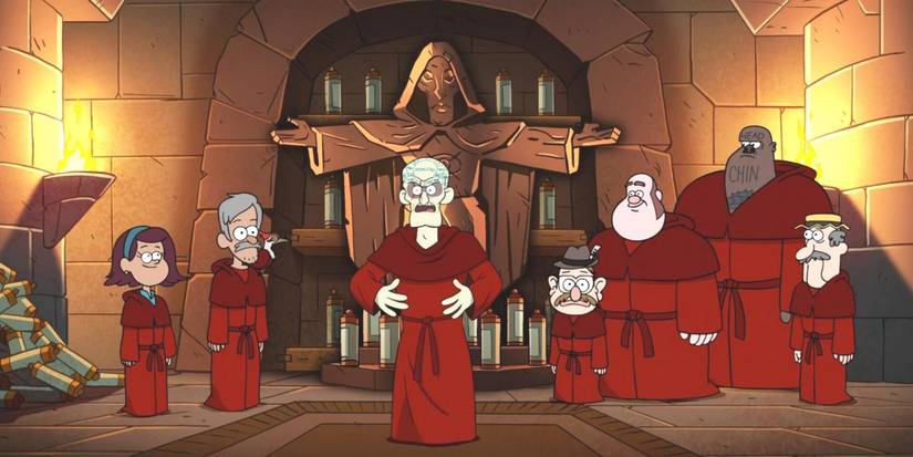 Blind Eye Society members in Gravity Falls