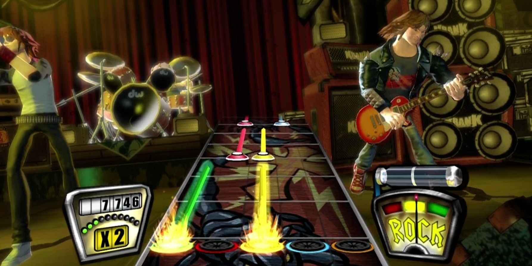 A song being played in Guitar Hero 2