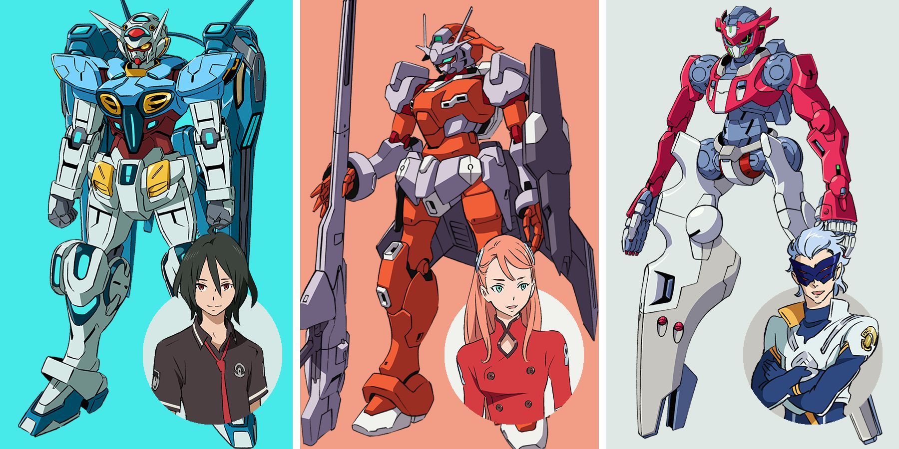 Gundam G Reco Characters Mechas