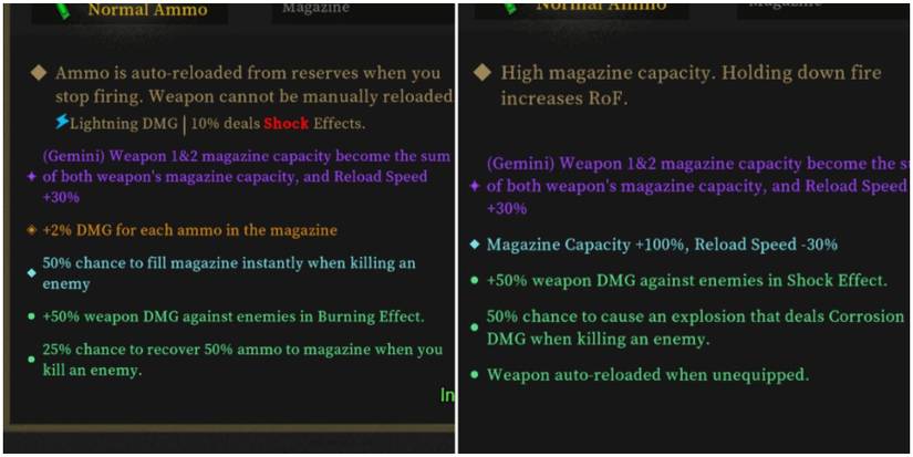 Gunfire Reborn Normal Inscriptions