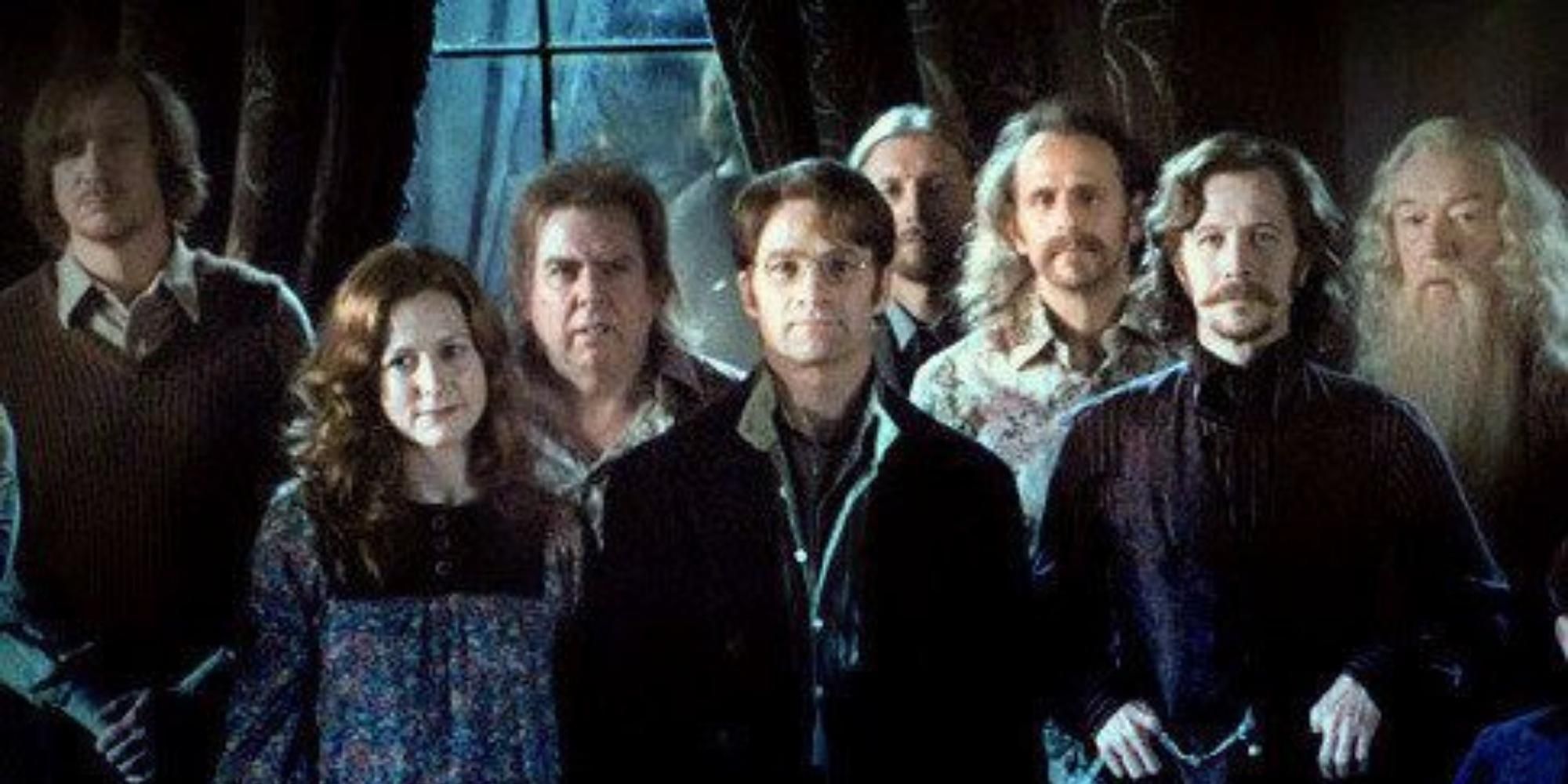 members of The Order of the Phoenix in Harry Potter