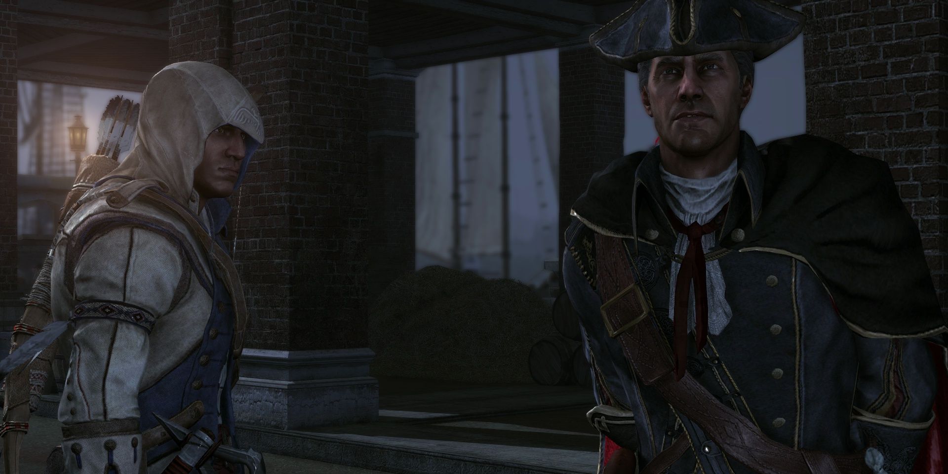 Haytham and Connor in Assassin's Creed 3