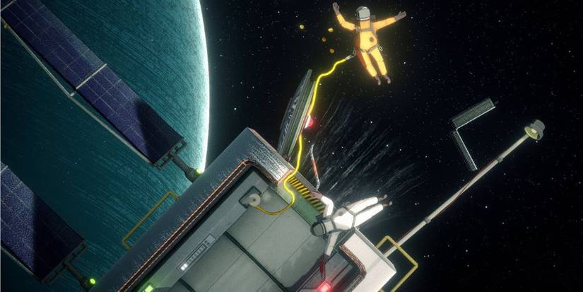 Heavenly Bodies Co Op Astronauts Out Of Airlock