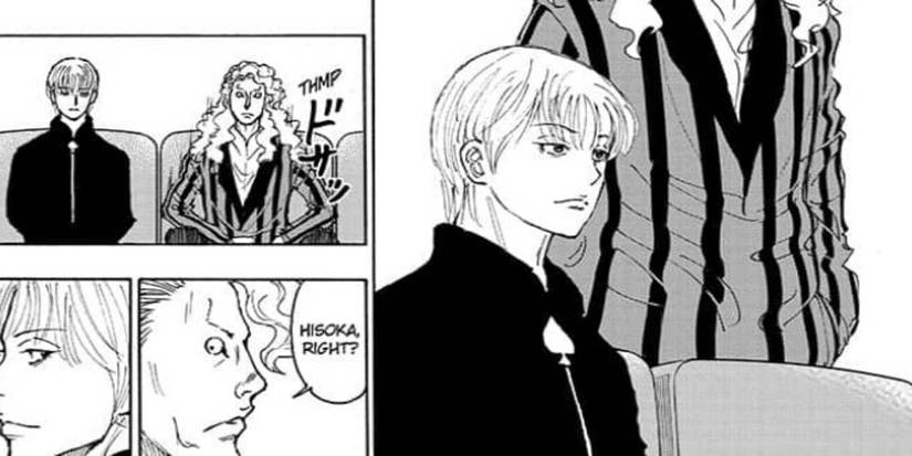 Hisoka Morrow and Hinrigh Hunter x hunter 393