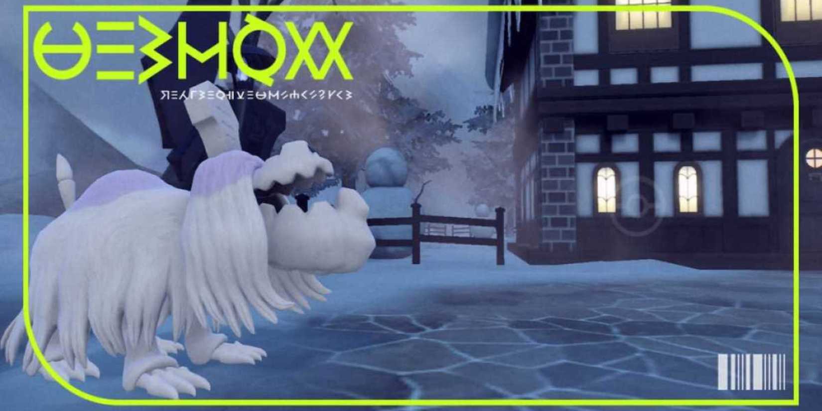 The pokedex cover for Houndstone in Pokemon Scarlet and Violet