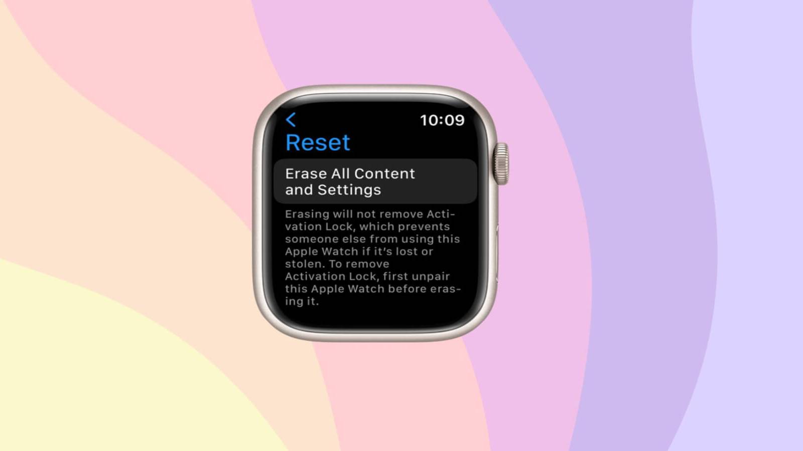 How to Reset Apple Watch