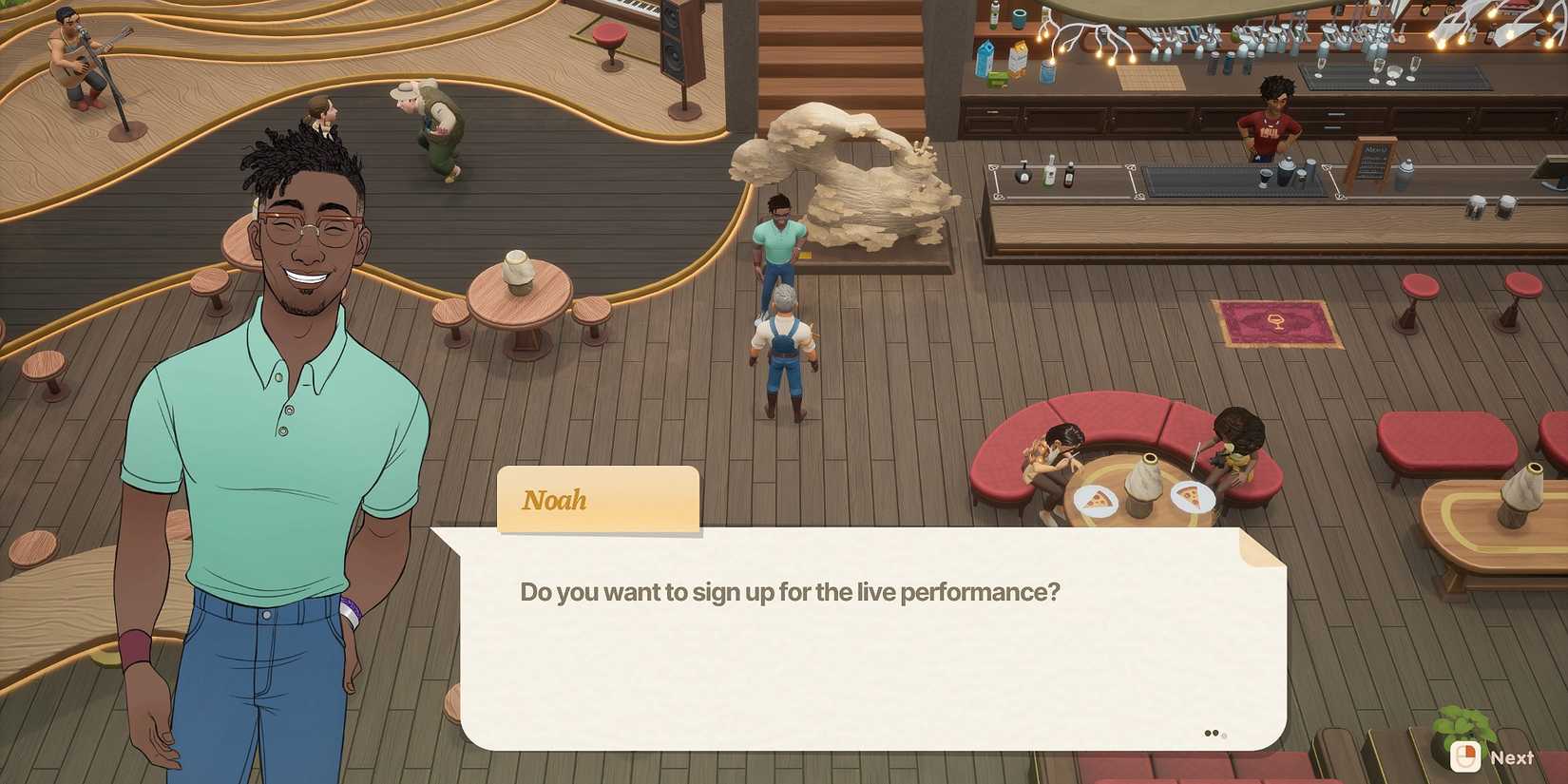 noah in coral island