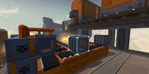 A conveyor belt in Infinifactory