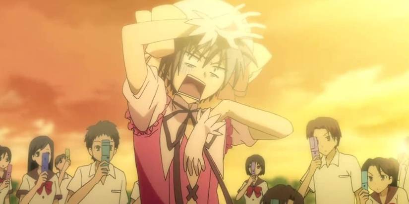 Is This A Zombie - Main Character Getting Pictures Taken And Being Mortified