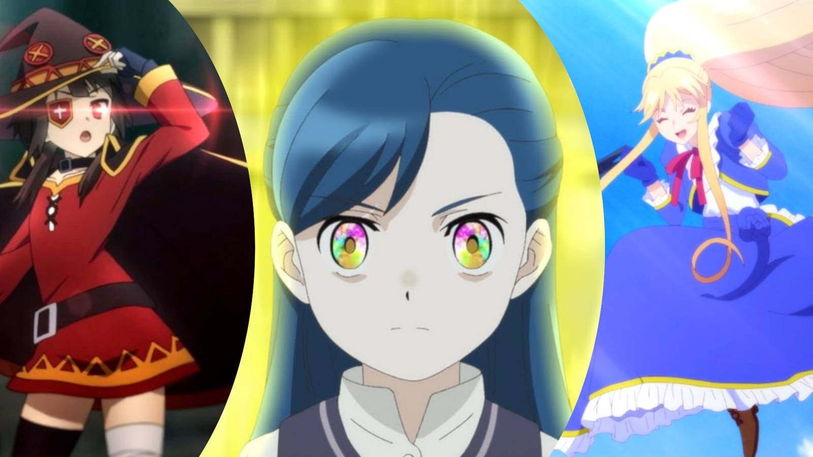 Isekai Heroines Aileen: I'm the Villainess, So I'm Taming the Final Boss, Megumin: KonoSuba and Myne Ascendance of a Bookworm