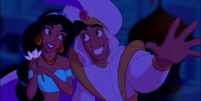 Jasmine and Aladdin in Aladdin
