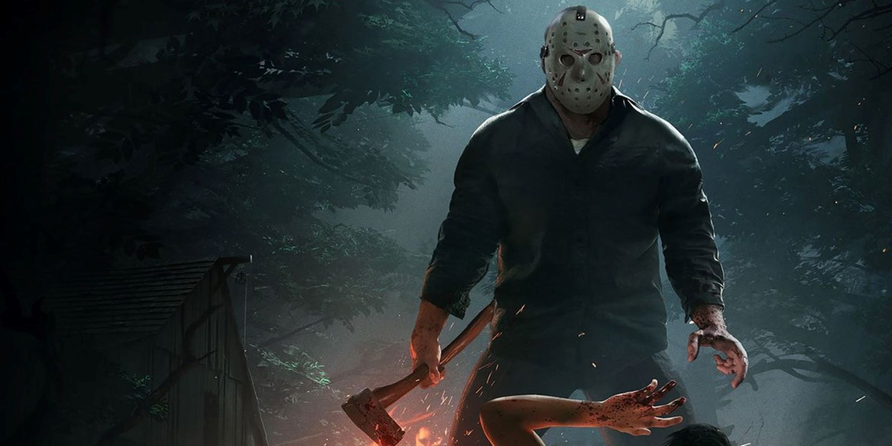 Jason Voorhees official art from Friday the 13th: The Game