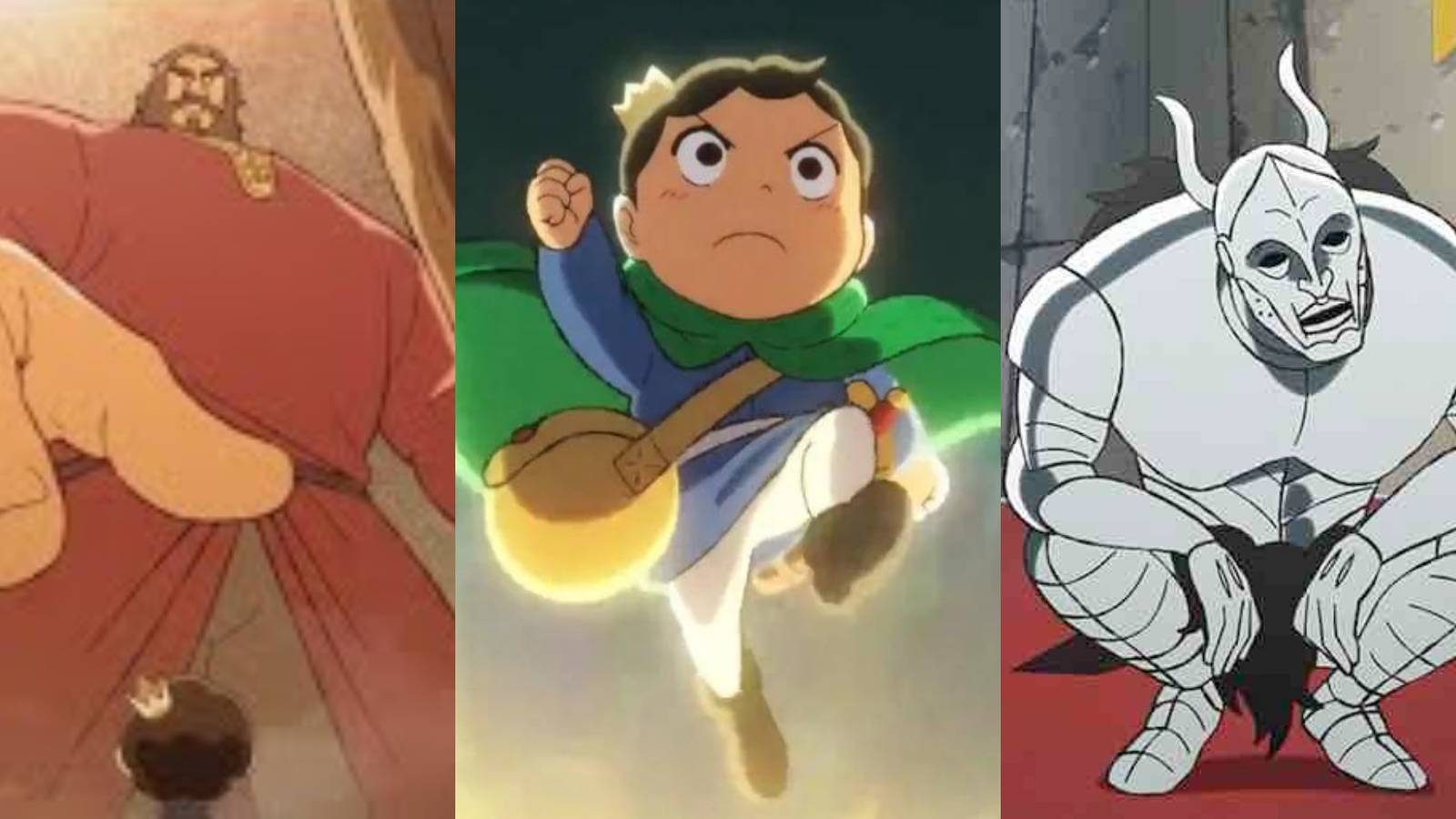 King Bosse, Bojji, and Ouken in Ranking of Kings