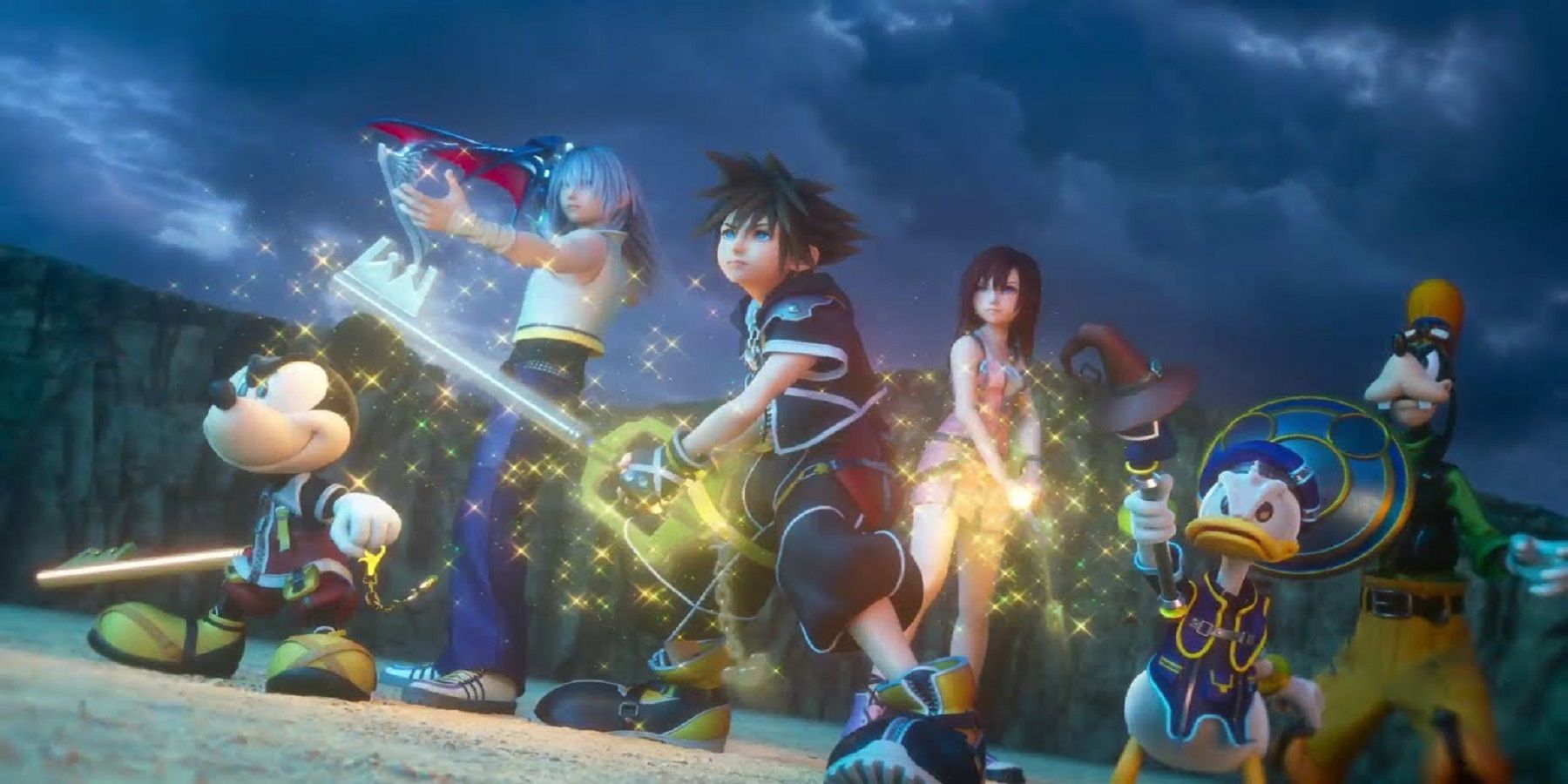 Kingdom Hearts 3 opening Sora and his friends