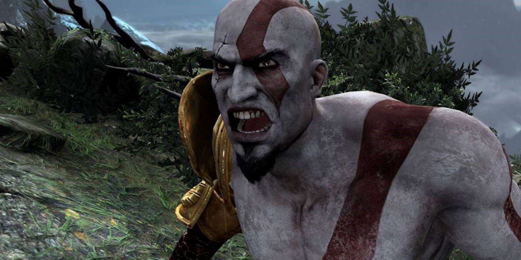 A young Kratos from an early God of War game