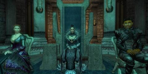 Lady Syl with her Courtiers, presiding over the court of Dementia. 