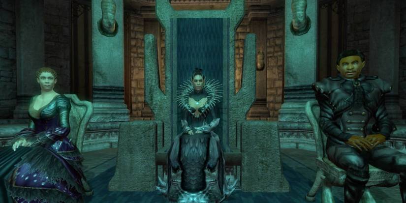 Lady Syl with her Courtiers, presiding over the court of Dementia. 