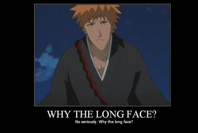 Kurosaki Ichigo Long Face meme