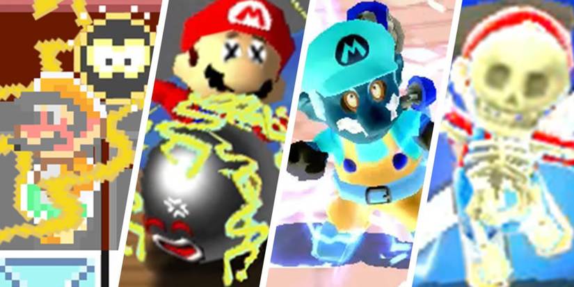 Mario Being Shocked Throughout The Games