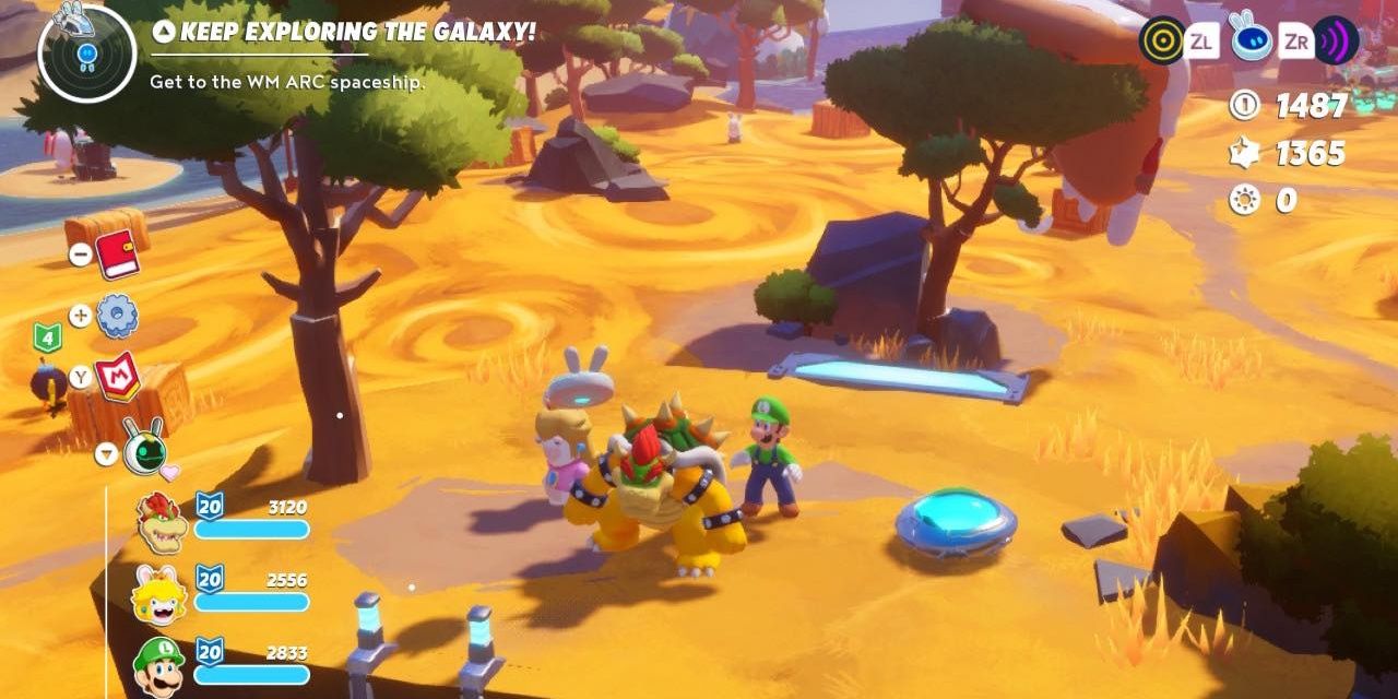 The Bob-omb memory location in Mario Rabbids Sparks of Hope