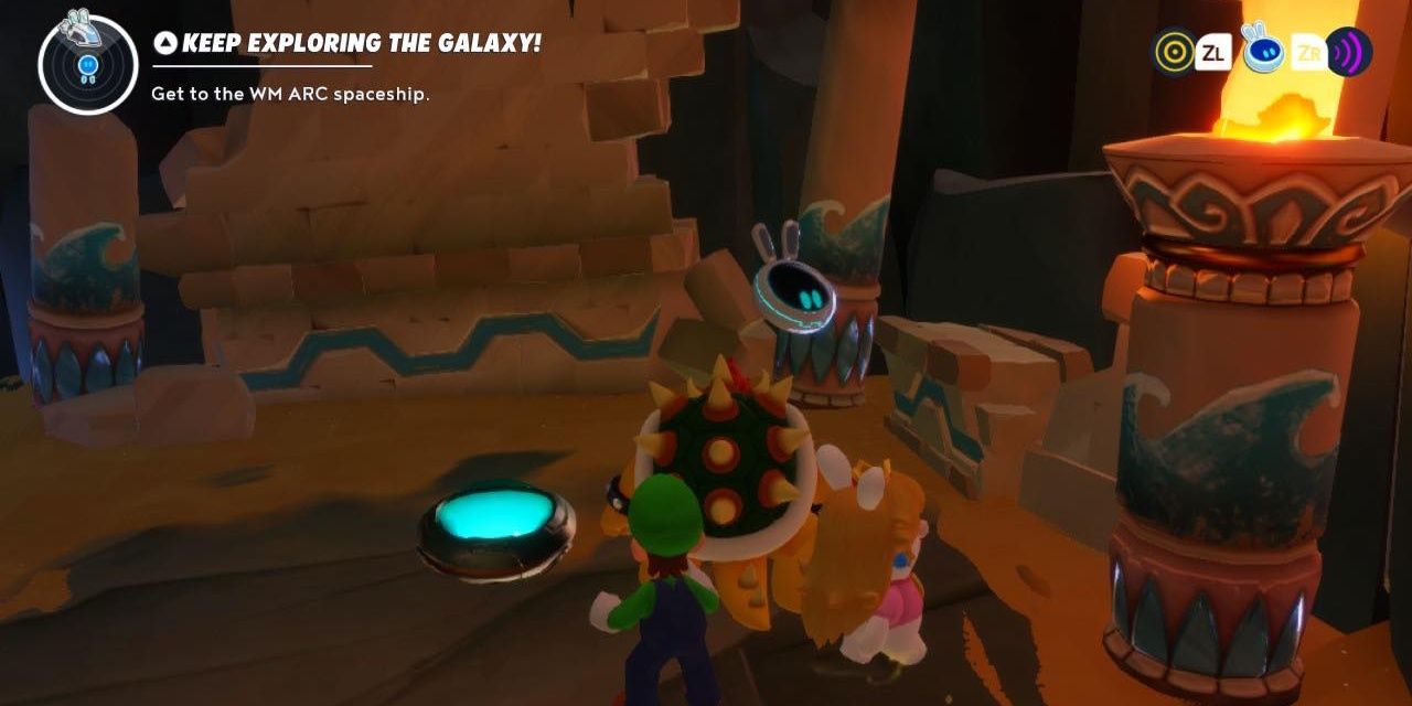 The Sunrise Temple Memory location in Mario Rabbids Sparks of Hope 