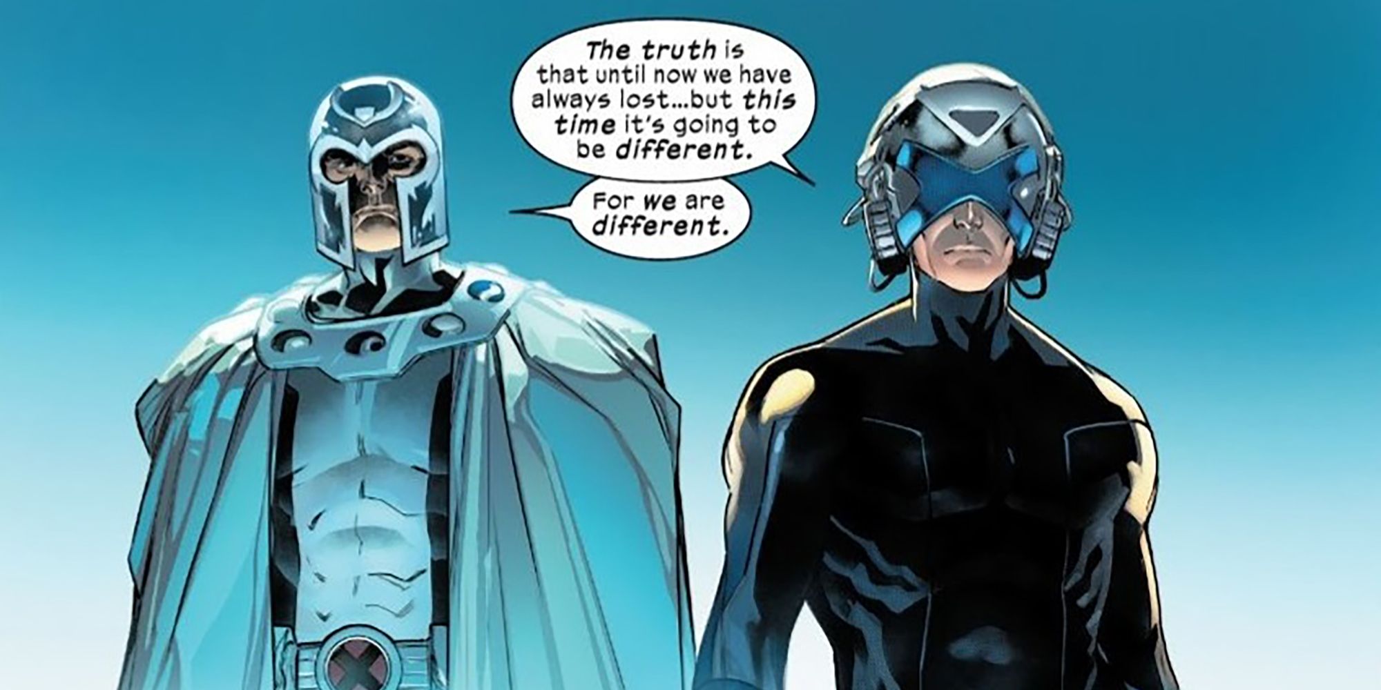 Charles Xavier And Magneto In Marvel Comics