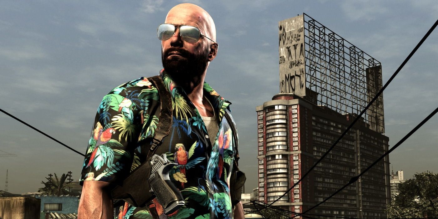 Max Payne 3 Max porte des lunettes de soleil
