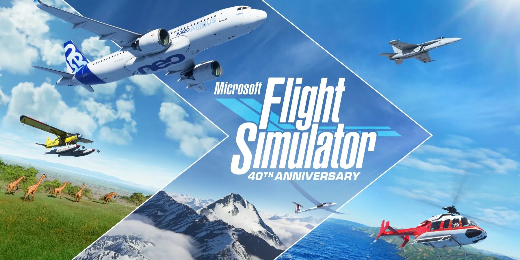 Microsoft Flight Simulator Free 40th Anniversary Edition Announced  Including New Aircraft, Helicopters, & Gliders