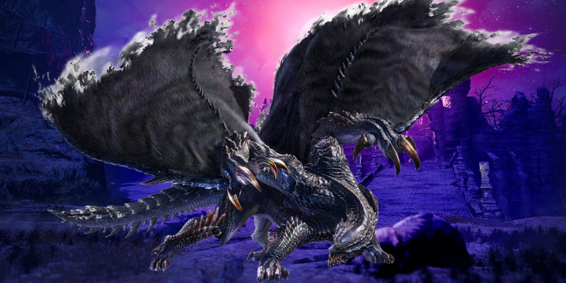 Monster Hunter Rise Custom Gore Magala Thumbnail with official render