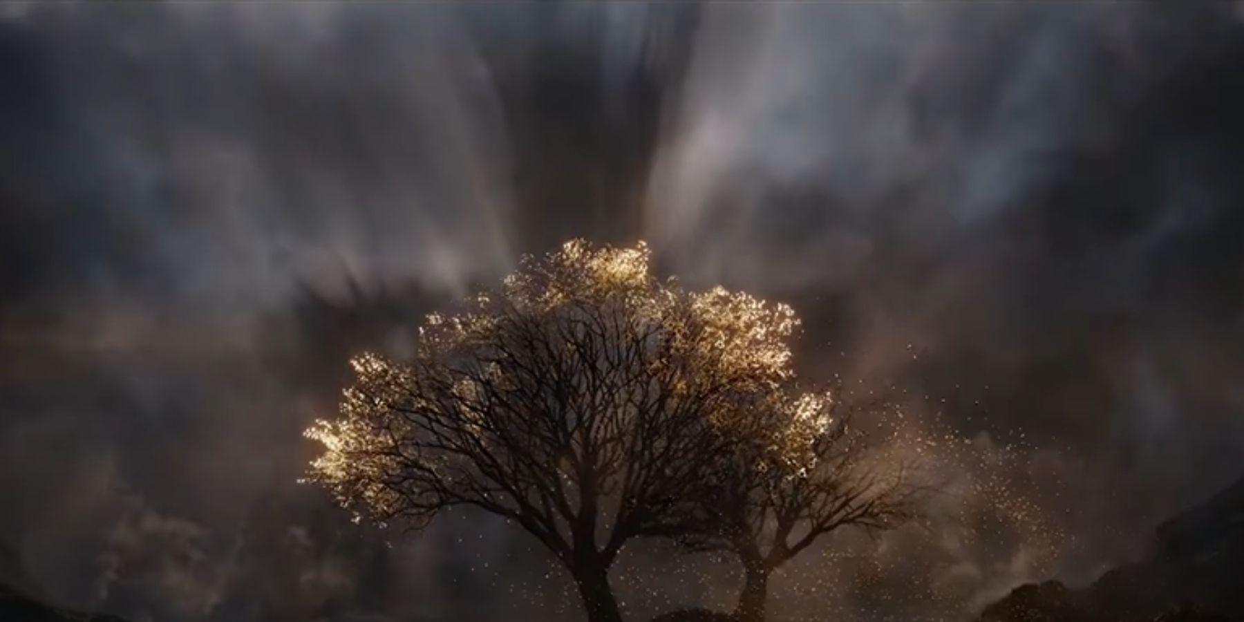 Morgoth destroys trees of valinor