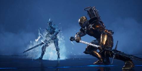 Mortal Shell Player Facing Ice Boss