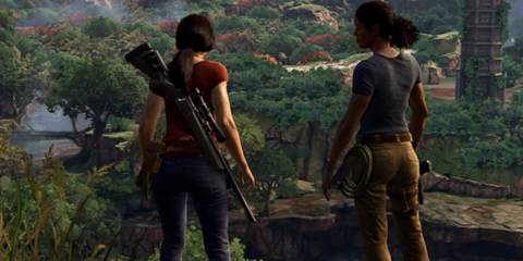 Nadine and Chloe in Uncharted The Lost Legacy