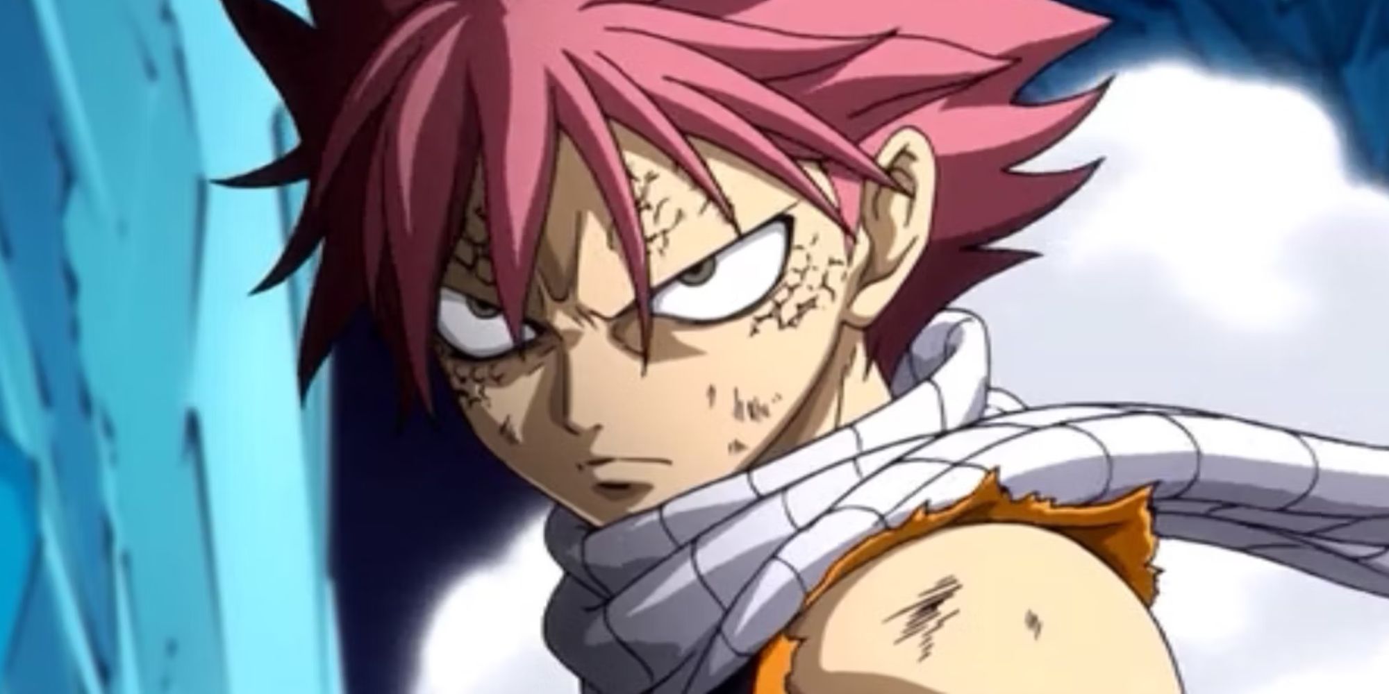 Natsu Dragneel at the Tower of Heaven, after eating a lot of concentrated ethernano.