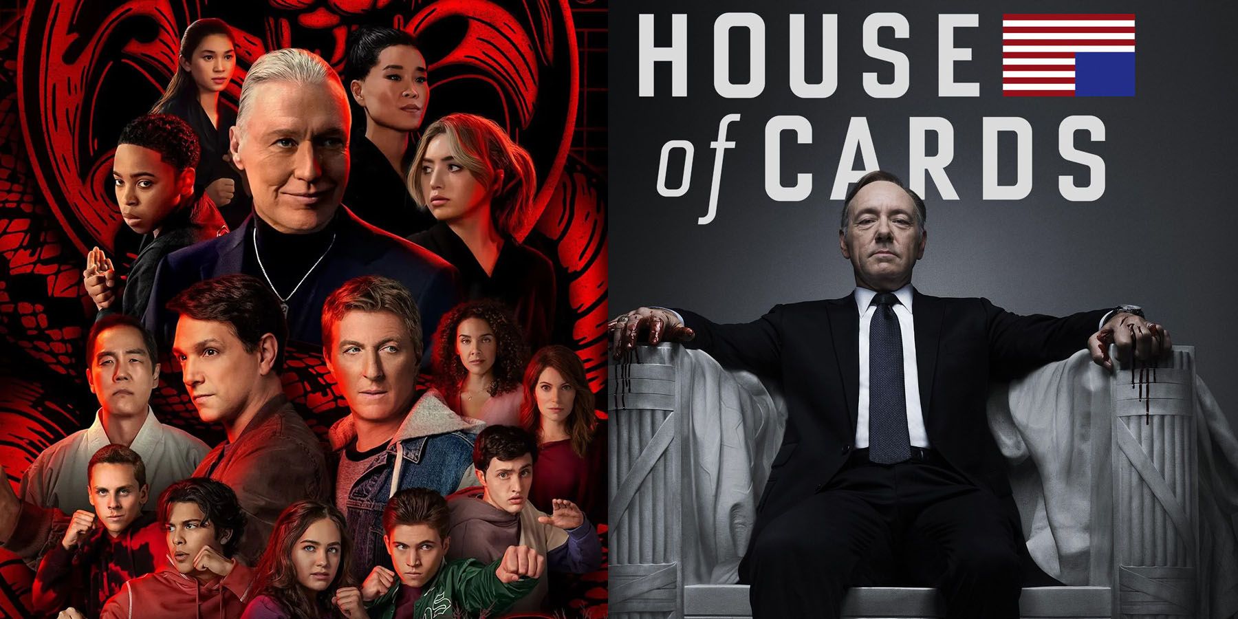 Netflix with Ads Cobra Kai House of Cards