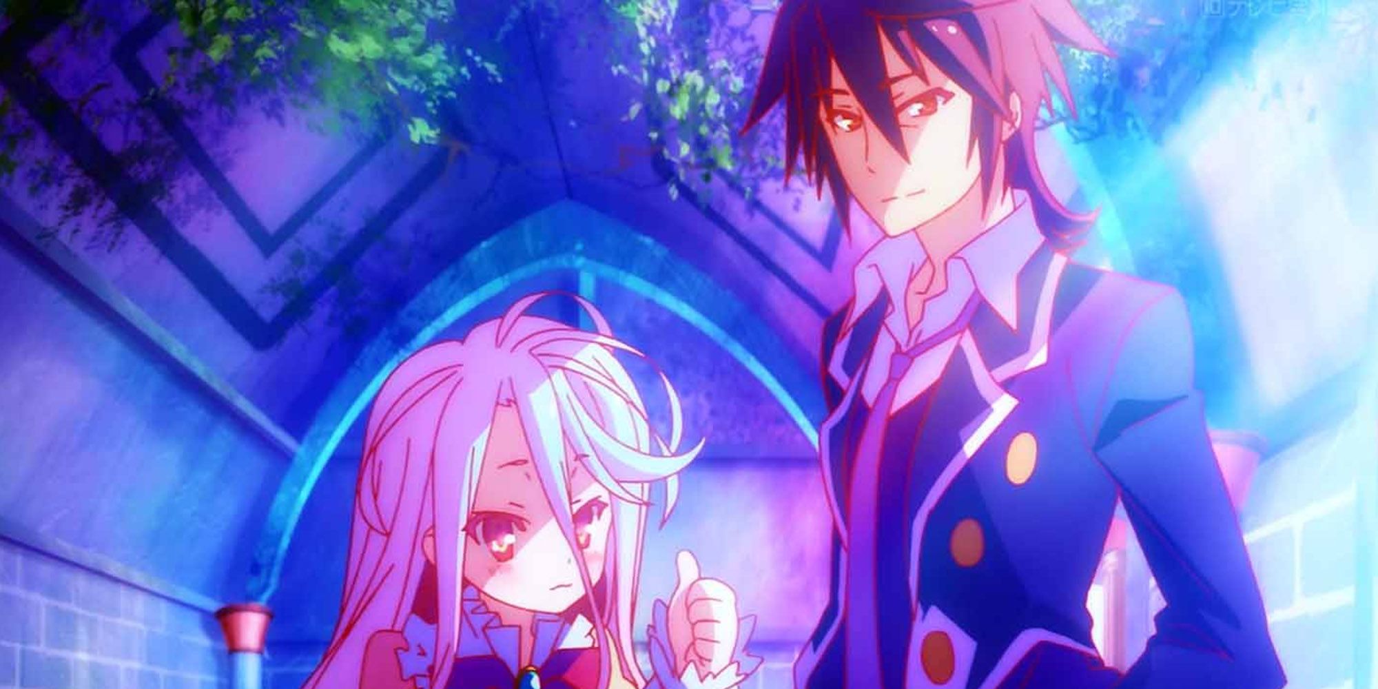 No Game No Life - Sora And Shiro Dressed All Fancy Giving The Camera A Thumbs Up
