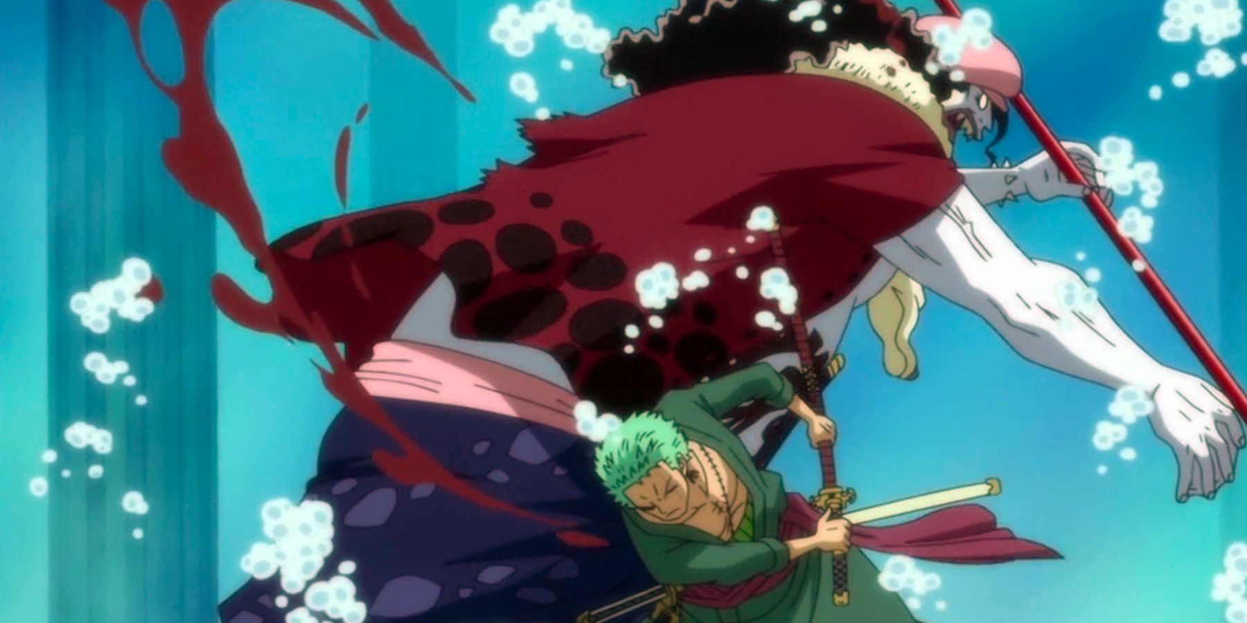 One Piece Hody Jones vs Zorro