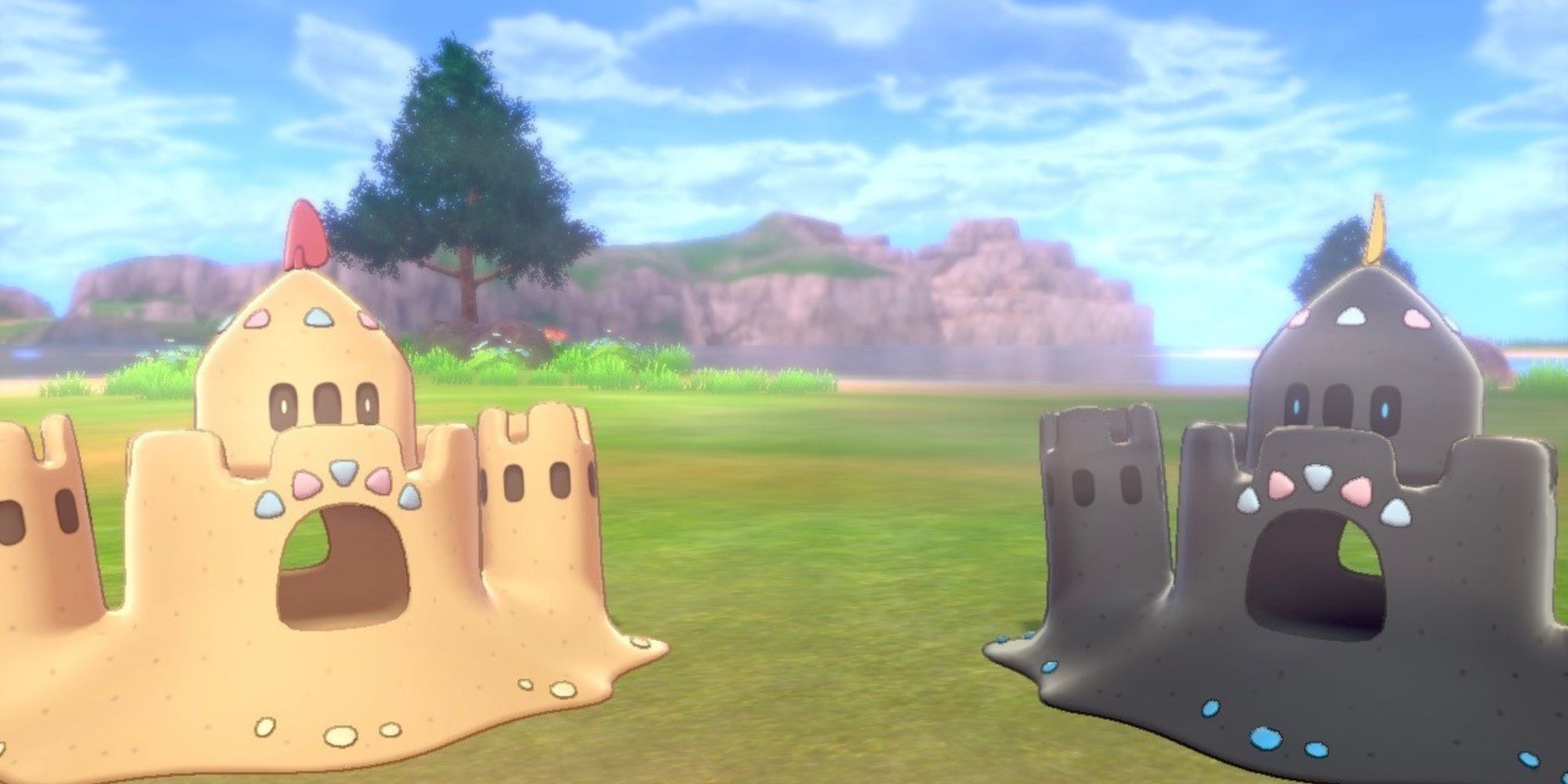 Two Palossands in Pokemon Sword and Shield