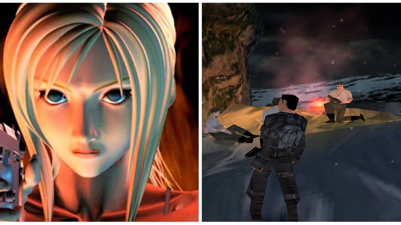 Parasite Eve and Syphon Filter 2 split image
