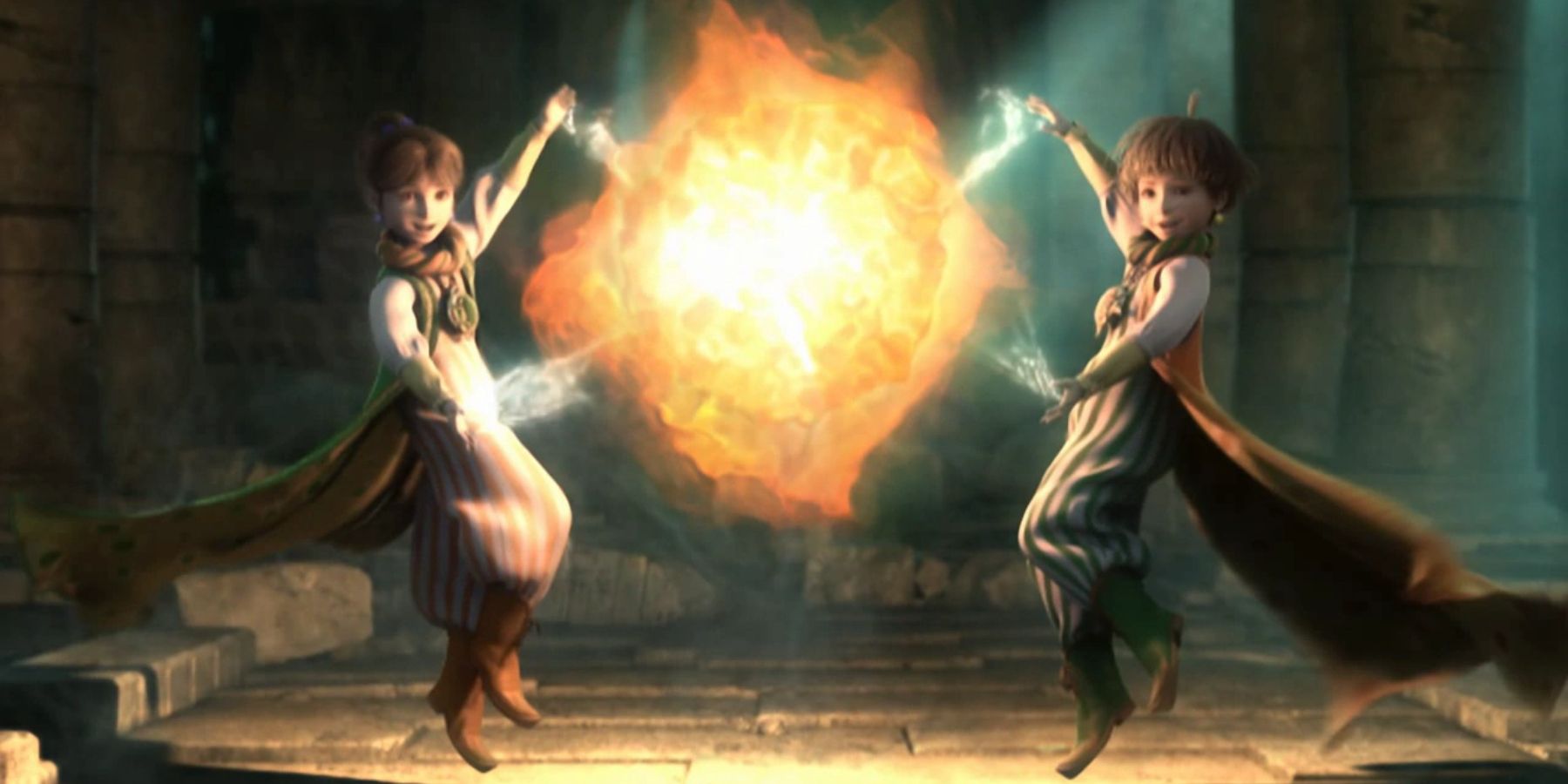 Palom and Porom in Final Fantasy 4