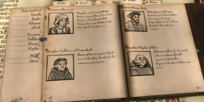 Andreas' journal contains lots of helpful reminders