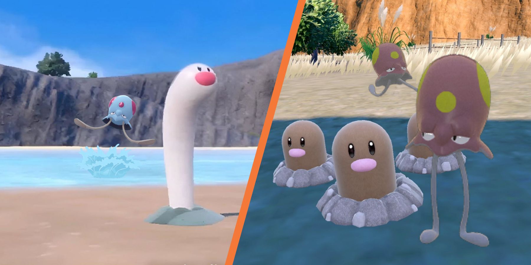 Pokemon Scarlet and Violet Regional Fakes alongside their original counterparts