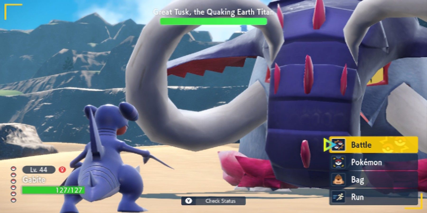 Pokemon Scarlet Violet-Quaking Earth Titan featuring Great Tusk from Pokemon Scarlet