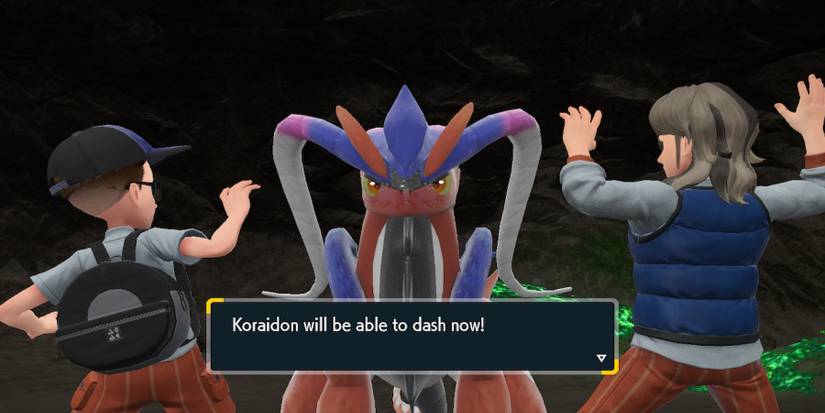 Pokemon Scarlet Violet Koraidon power up with Dash