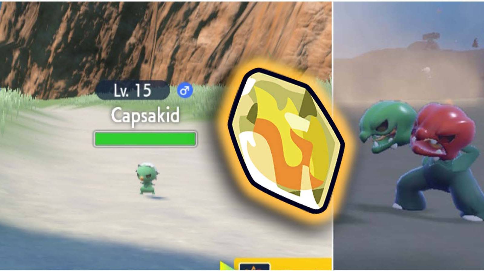 PokemonScarletFireStoneCapsakid