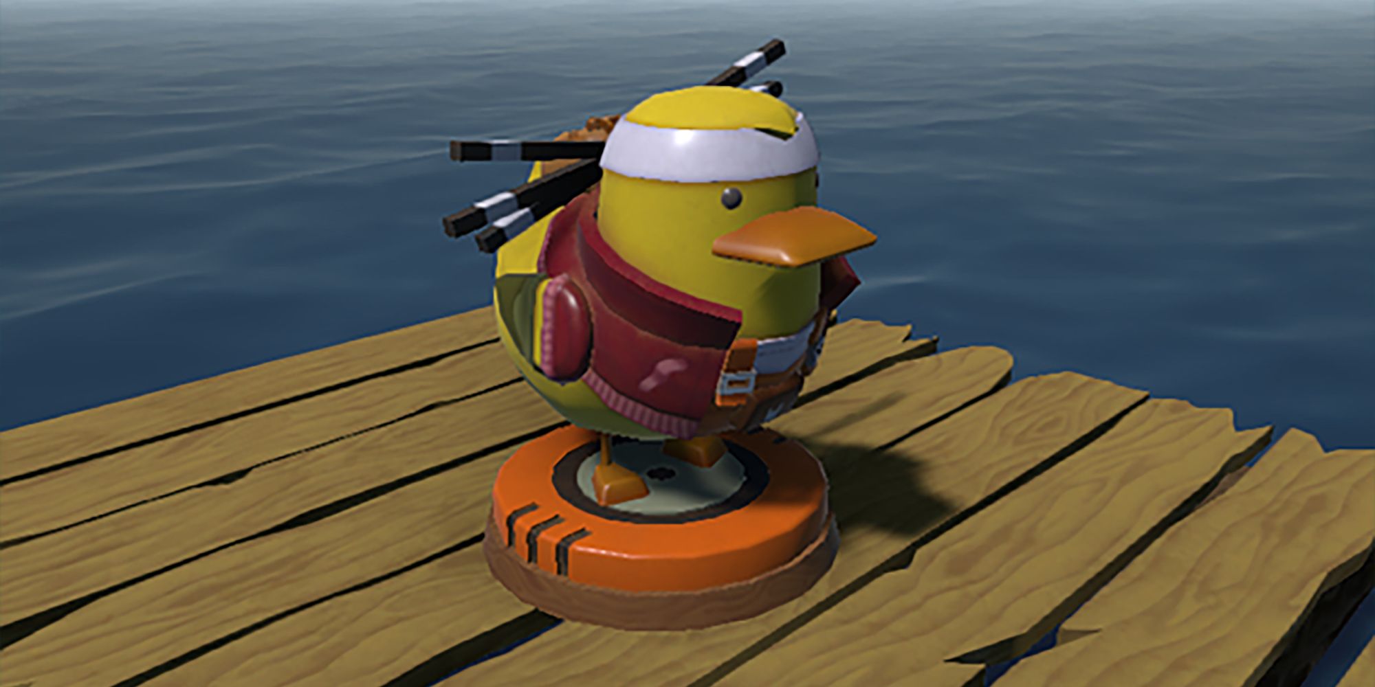 The Scrap Mechanic Duck In Raft