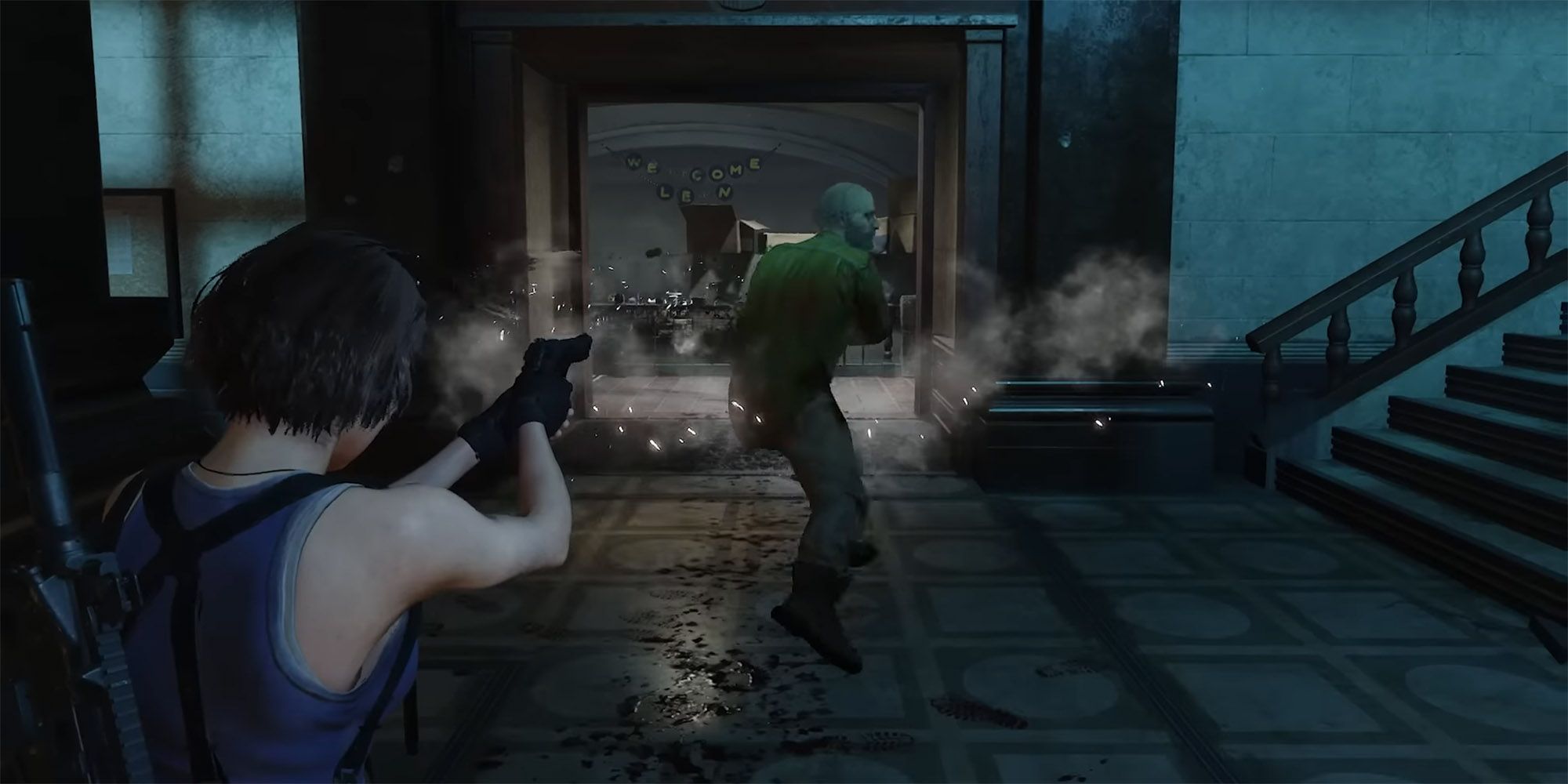 Resident Evil ReVerse - Jill Tunneling On A Jack Baker She Should Be Running From