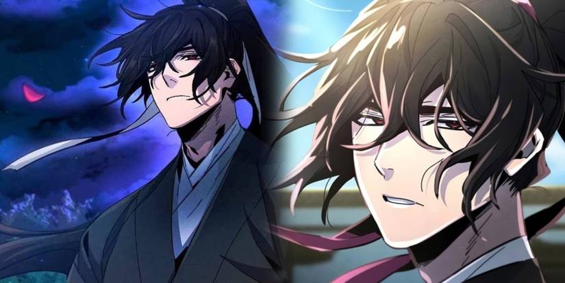 Return Of The Crazy Demon - Two Images Of Main Character In Manga Side By Side