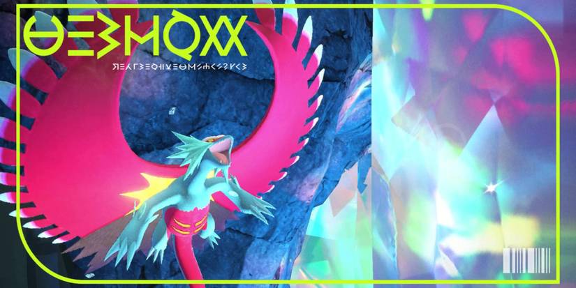 The pokedex cover for Roaring Moon in Pokemon Scarlet and Violet